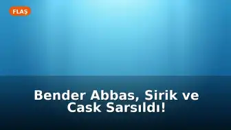 İran'da Şok Eden Patlamalar