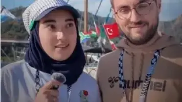 Gazze'ye gitmek için Sumud Filosu'na katılan çocuk doktoru çift İsrail tarafından alıkonuldu