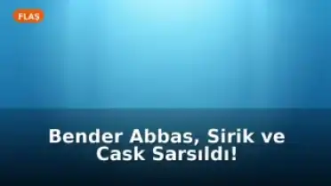 İran'da Şok Eden Patlamalar