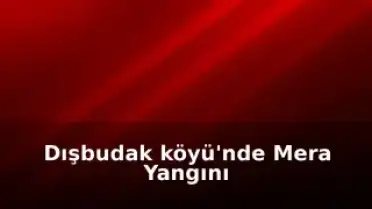 Bingöl'de Mera Yangını Söndürüldü