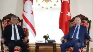 Cumhurbaşkanı Erdoğan ve KKTC Cumhurbaşkanı Erhürman Görüşmesi