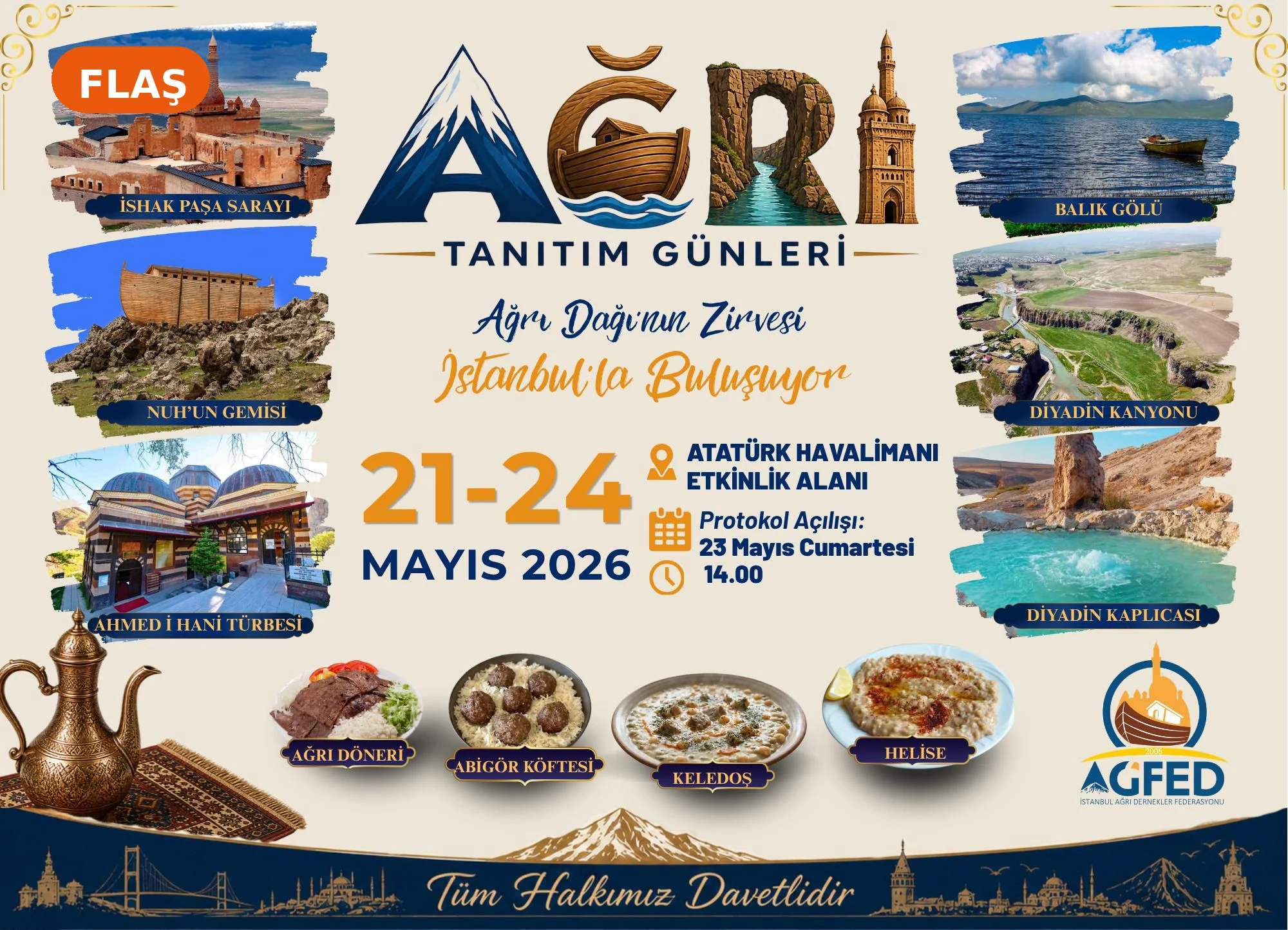 Ağrı'nın Kültürel Mirası İstanbul'da Hayat Buluyor: Ağrı Müzik Festivali 23 Mayıs'ta