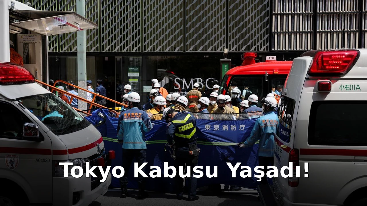 Tokyo'da Dehşet Anları: Alışveriş Merkezinde Yabancı Madde Paniği, 19 Kişi Hastanelik Oldu!